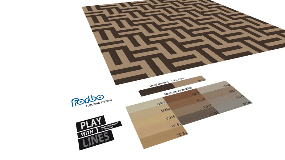 Marmoleum Modular - PL-91 Floorplan