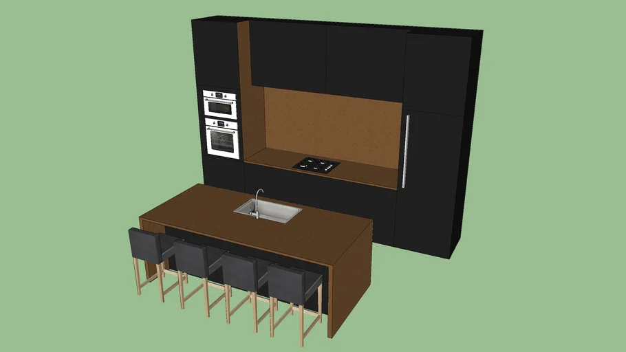 Modern Kitchen Block