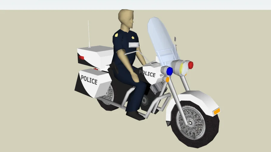 police motorcycle