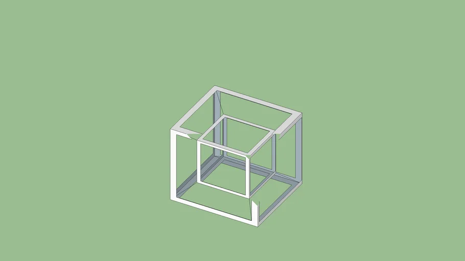 skeleton cube in cube