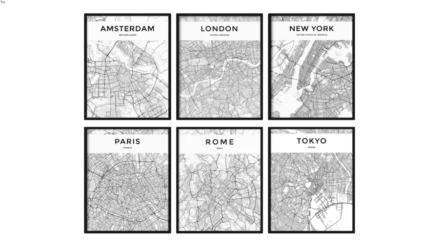 CITY MAP PRINT