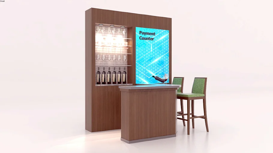 Bar Style Payment Counter