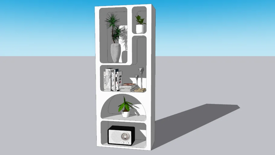 Minimalist display shelf