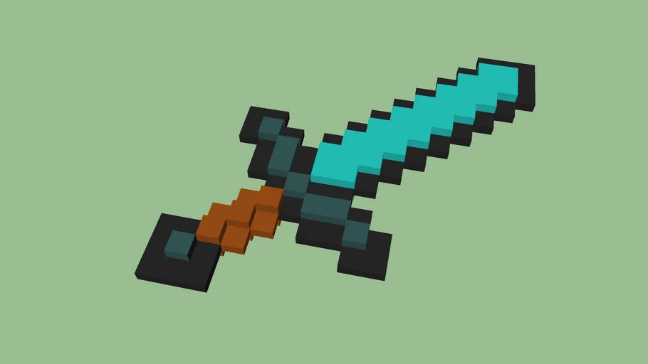 épée Minecraft en diamant