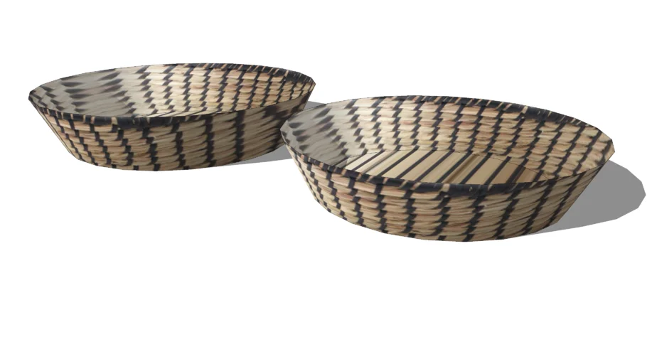 lot 2 plateaux jonc de mer, maisons du monde, ref 130811 prix 29€