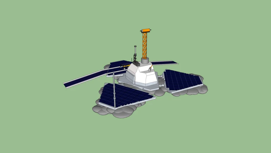 Mars Pathfinder Lander (HIGH Detail) 