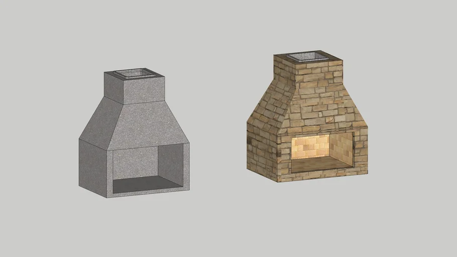 Stone Age 36" Patio Series Outdoor Fireplace