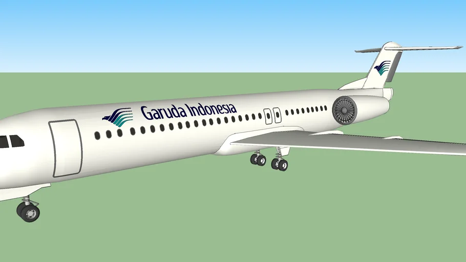 Fokker 100 Garuda Indonesia
