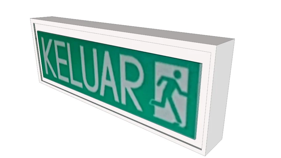 KELUAR SIGN ( EMERGENCY EXIT