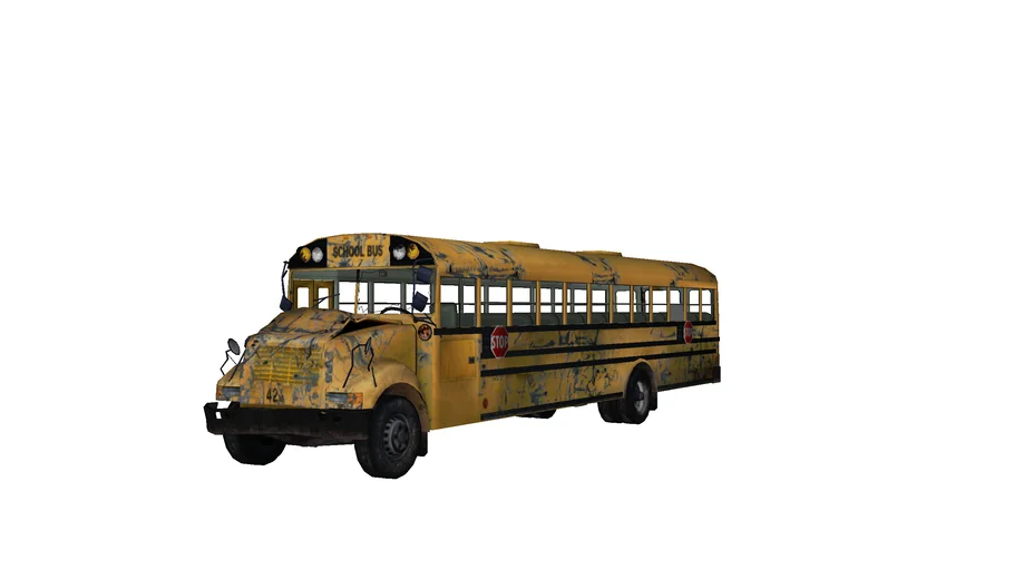 School Bus Wrecked
