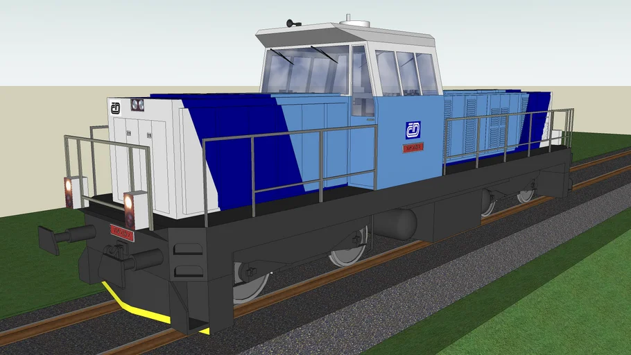 714 210-2 "Cheerful Cow" diesel locomotive new paint