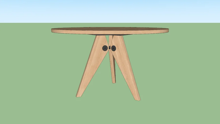 vitra single round table