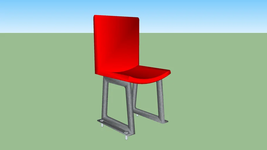 silla de estadio de futbol