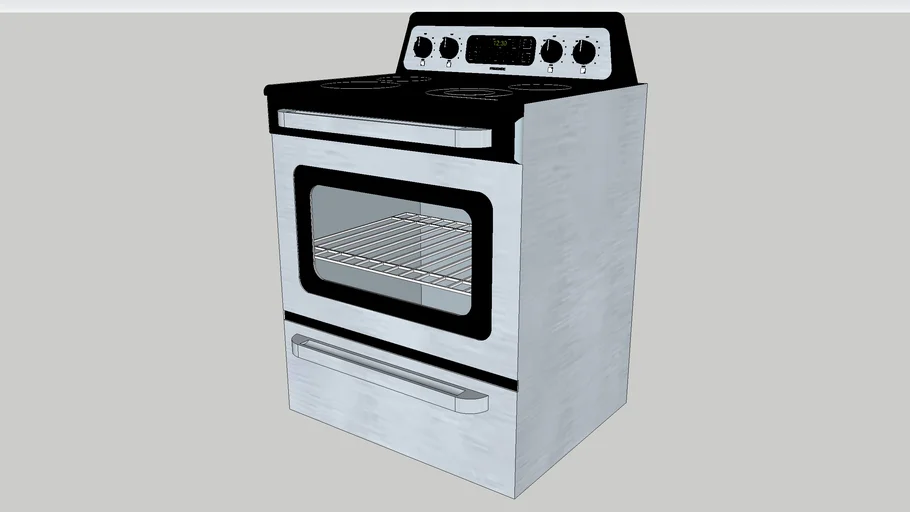 Stove glass top
