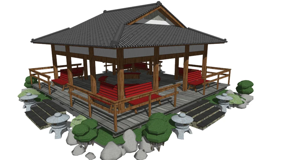 Gazebo Japonês