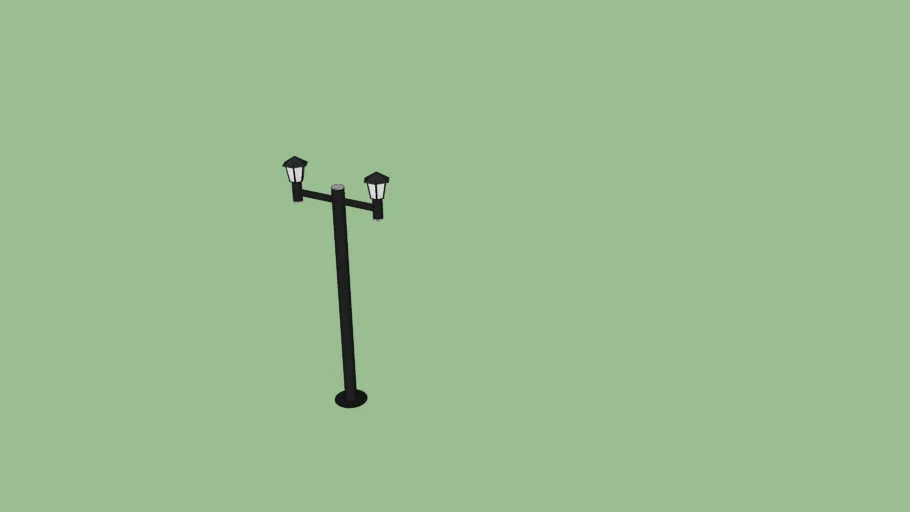 poste de luz de jardim