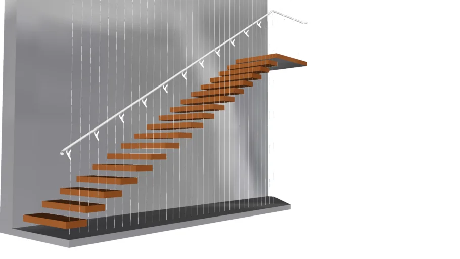 Cantilever Tread with cables