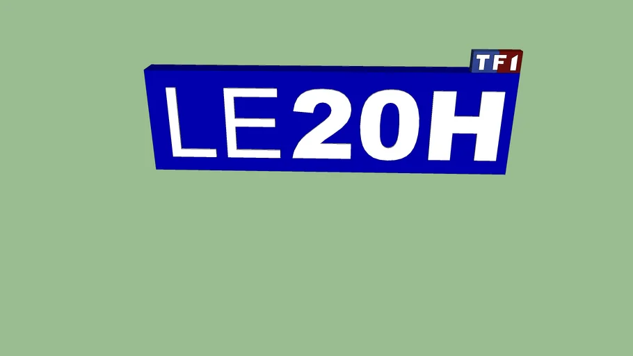 Logo " LE 20H " de TF1