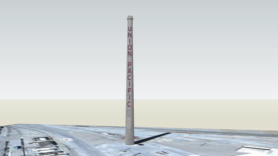 Union Pacific Railroad Chimney Stack