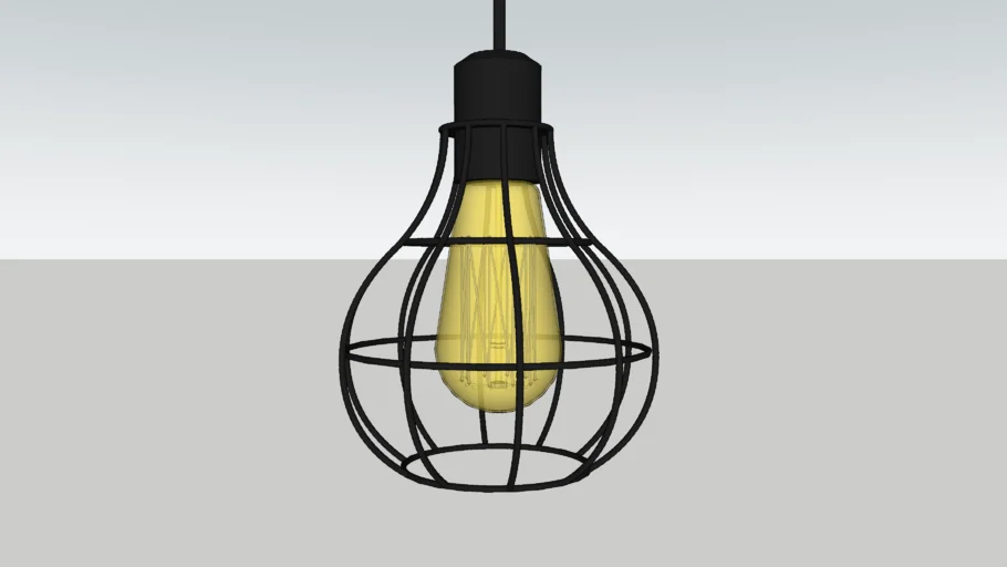 Foco Edison- Bulb lamp - Bombilla - Vray Ready