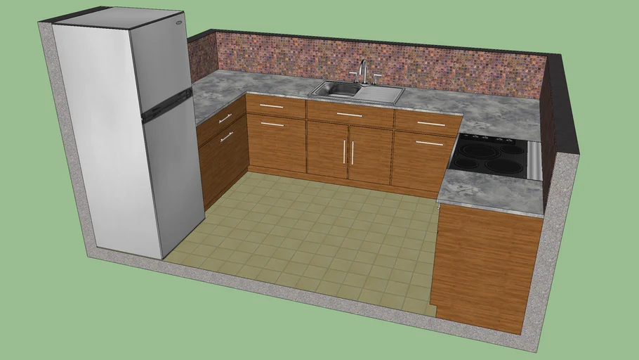 Kitchen Layout | 3D Warehouse