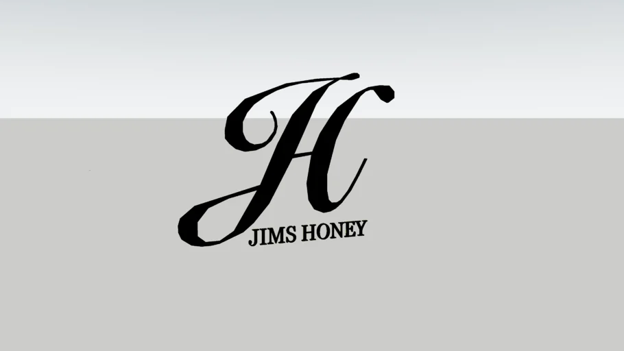 Jims Honey Logo (Black)
