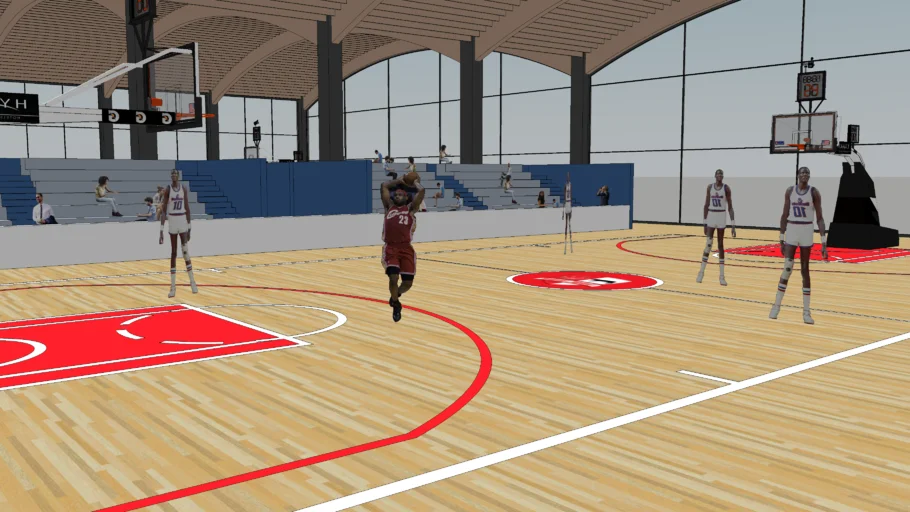 Basketball stadium