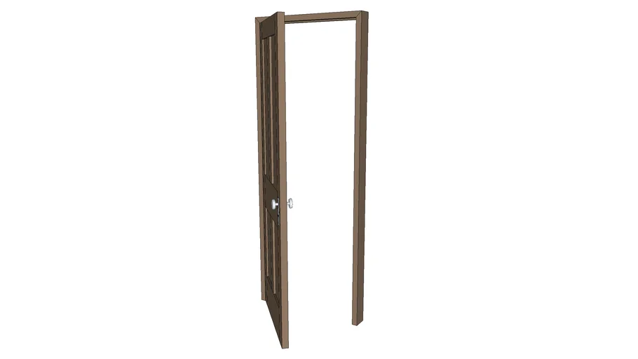 swing wood door 0,8 x 2,2m