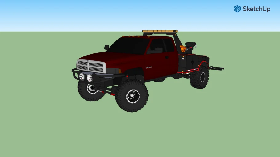 2nd gen Dodge Ram 2500 tow truck