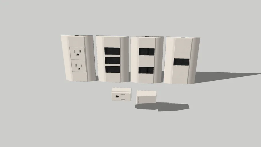 Placas y Apagadores / Wiring Devices Modus Bticino Marfil