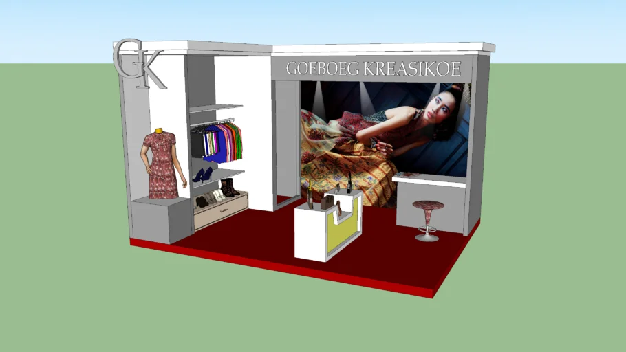booth batik fashion
