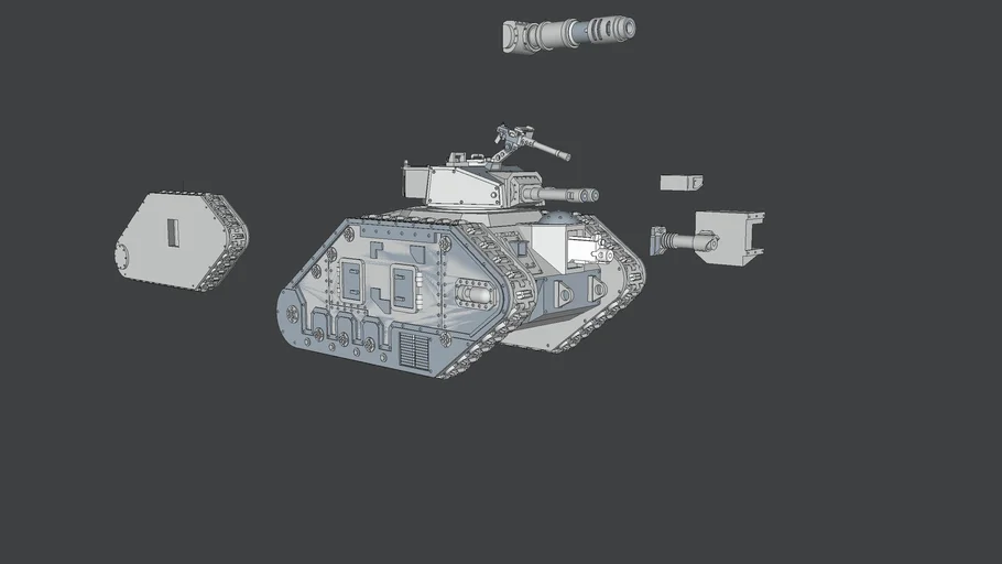 [unfinished] Leman Russ Tank (40k)