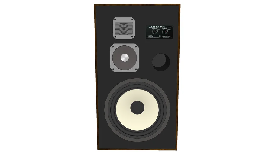 AKAI SW 157 Speaker - Model - 3D Warehouse