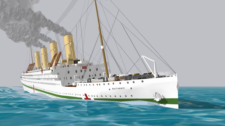 Britannic sinking