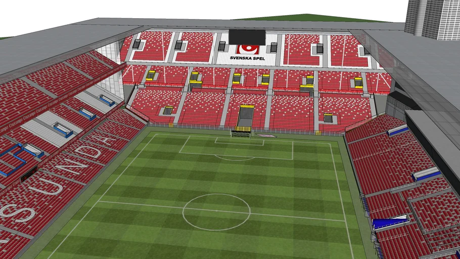 AIK- R�sunda Fotbolls stadion by smokey redeveloped by kw