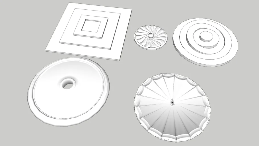 Art Deco Ceiling Roses various sizes