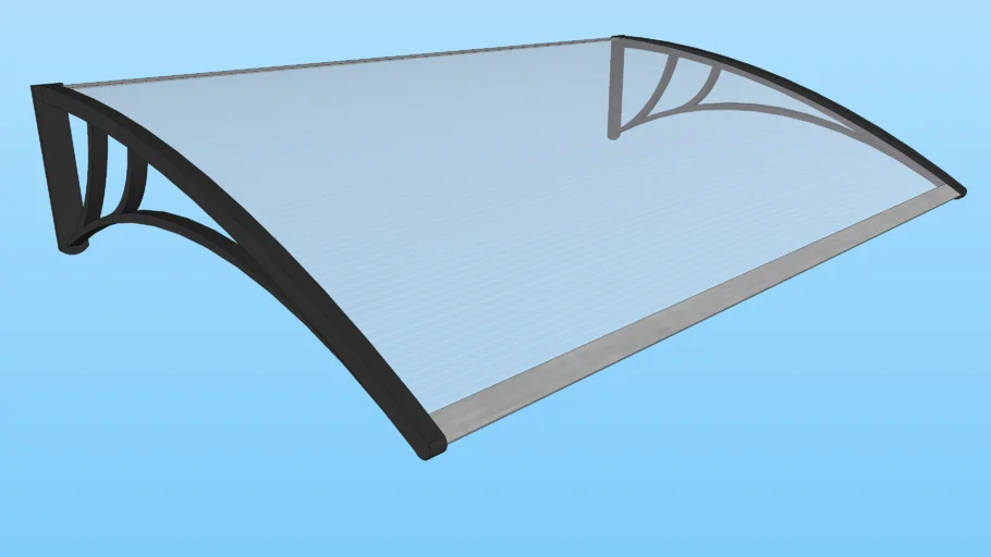 Curved Canopy Awning for doorways
