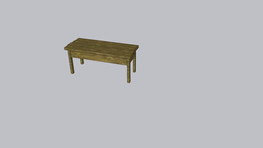 old wooden table