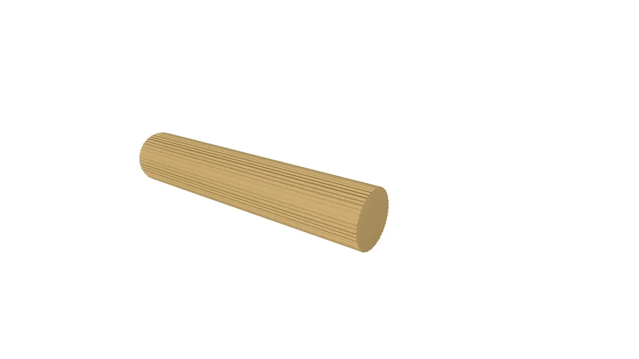 Tarugo madera estriado 8 x 40 mm