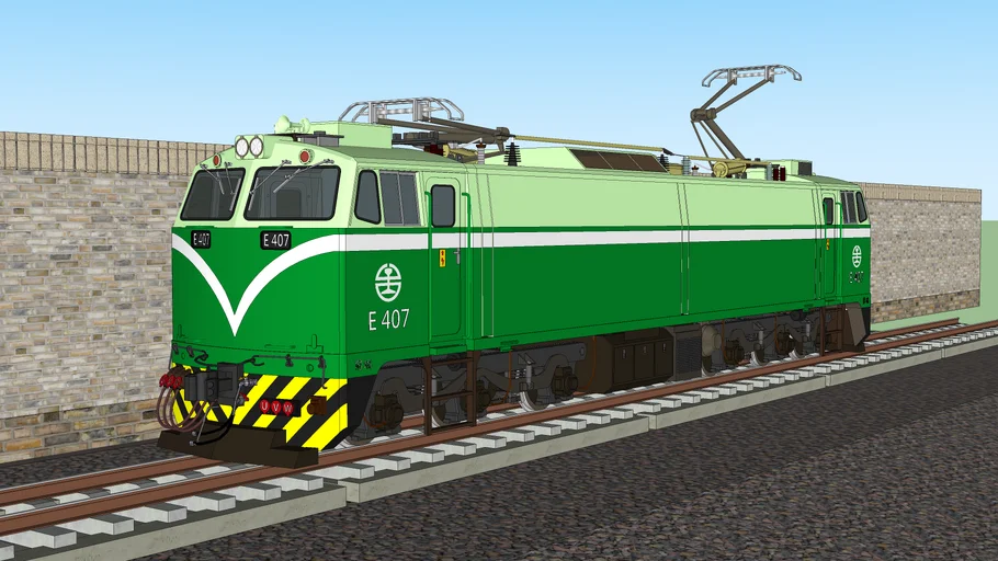 台鐵E400電力機車(彩繪版)