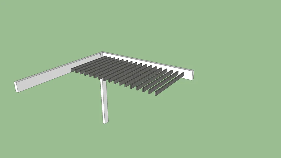 steel pergola