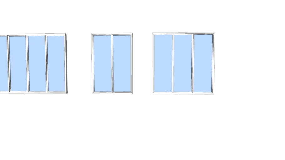 Aluminum sliding window | 3D Warehouse
