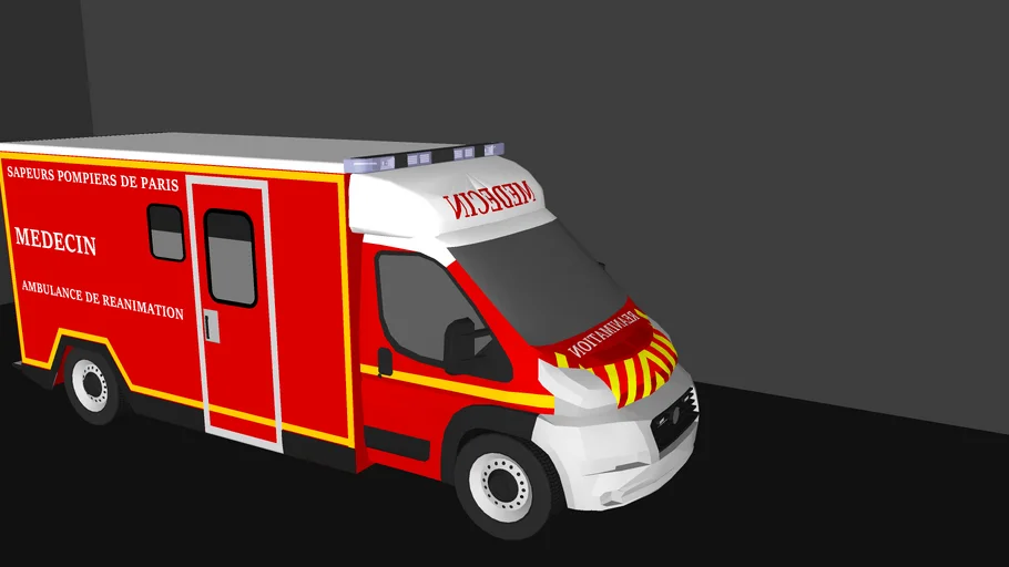 Ambulance de Réanimation (AR) - BSPP 