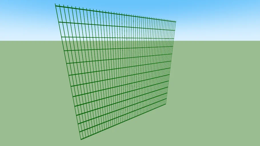 2430mm high Zaun Duo 8 Mesh 50 x 200 welded mesh