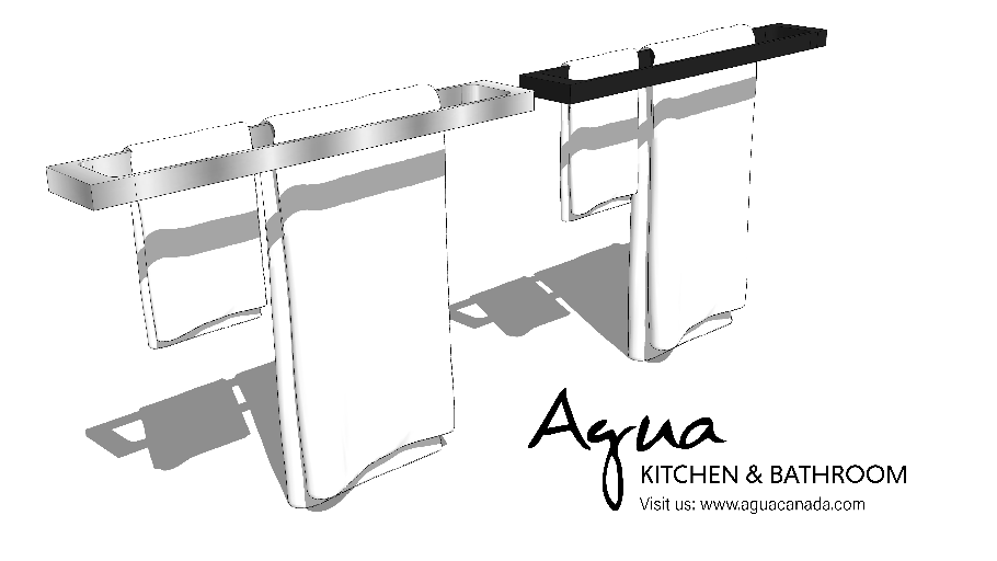 Towel Holder Bar (code: DUNCAN) by Agua Canada