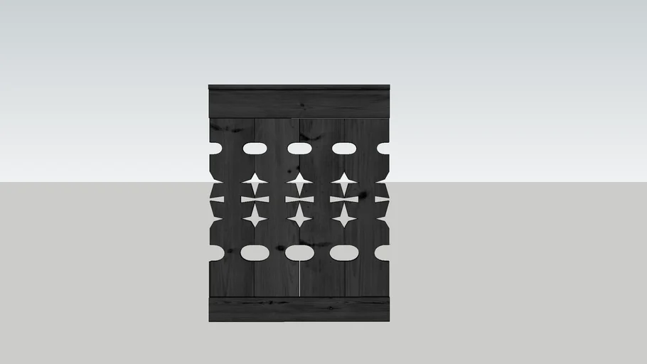 wooden fence