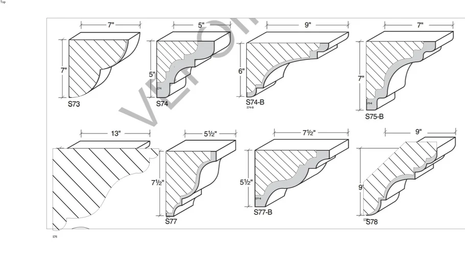 VEFO Foam Moulding  S73 - S78