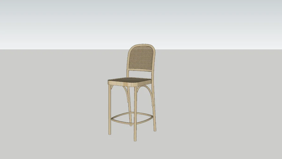 RATTAN BAR STOOL