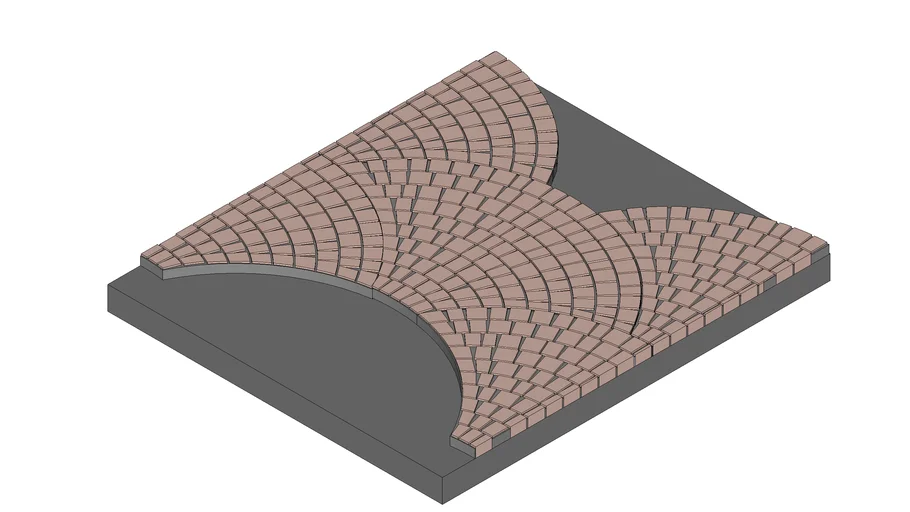 Peacock tail floor