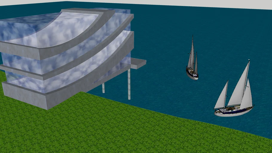 Building by the ocean | 3D Warehouse